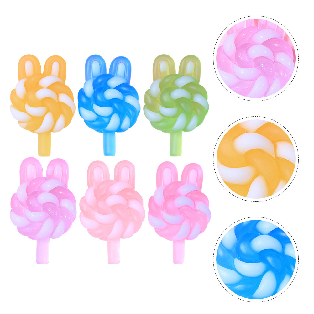 24Pcs Cute Cartoon Lollipop Ch - Resin Crafts review and price
