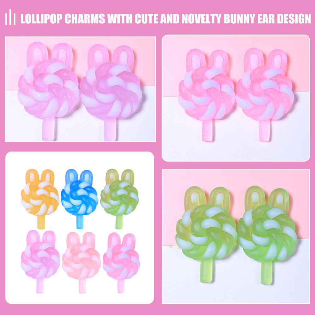 24Pcs Cute Cartoon Lollipop Ch - Resin Crafts review and price