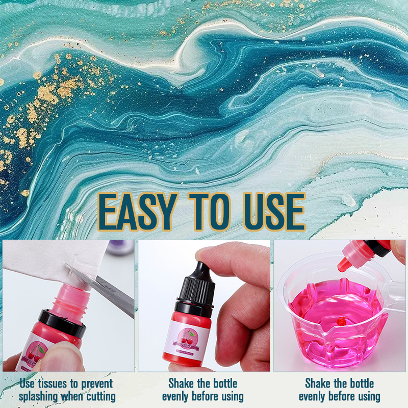 Epoxy Resin Color Pigment 24 V - Epoxy Uv Resin Kit review and price