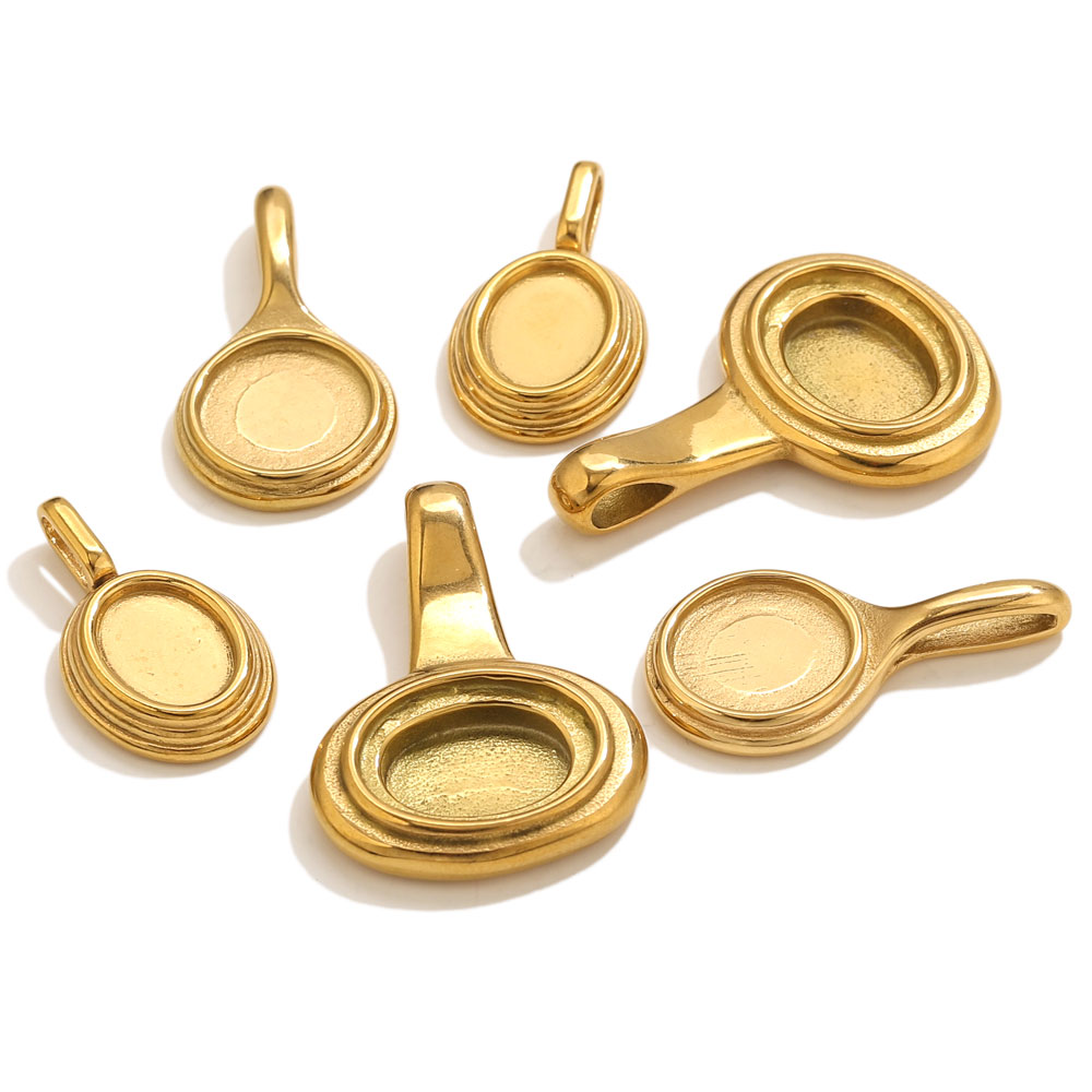 5pcs Stainless Steel Round Ova - Resin Crafts review and price