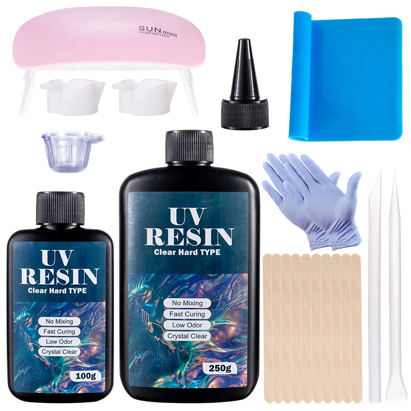 Hard UV Resin Glue Kit Fast Cu - Epoxy Uv Resin Kit review and price