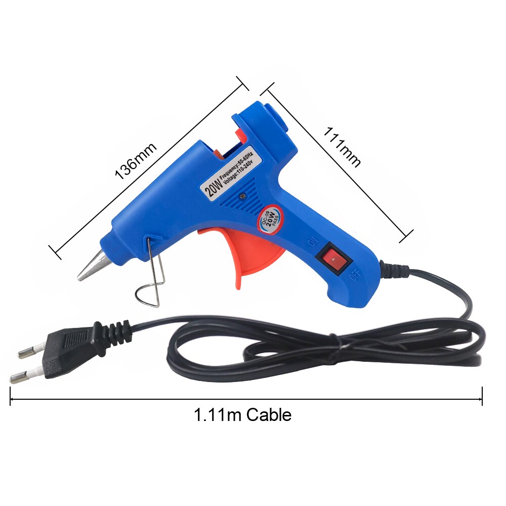 20W Hot Melt Glue Gun Househol - Heat Gun Small review and price