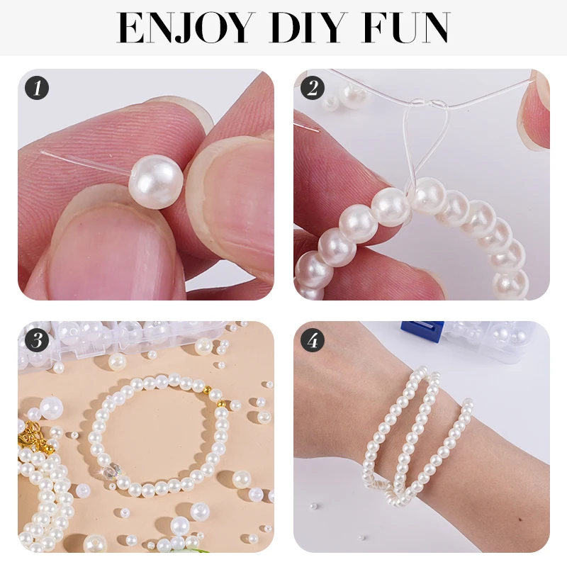 800pcs Artificial Faux Pearl R - Resin Crafts review and price