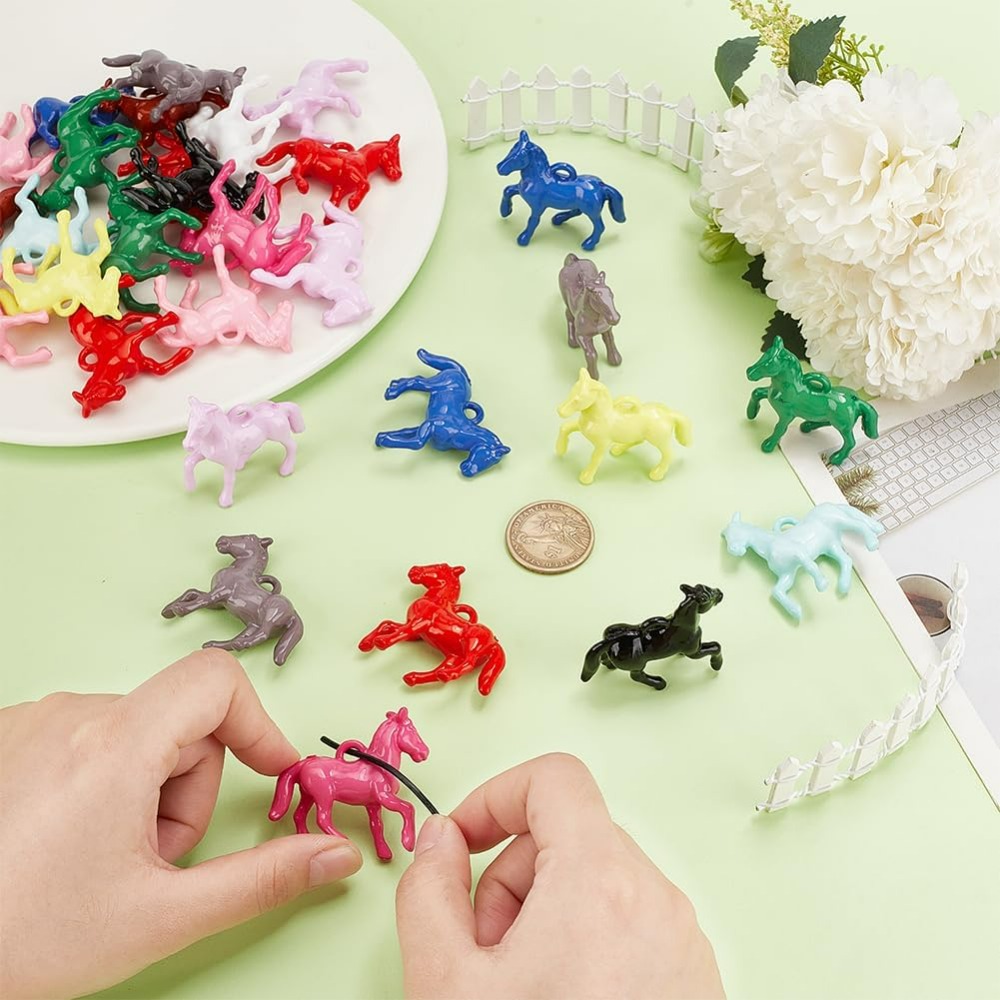 48pcs Opaque Acrylic Pendants  - Resin Crafts review and price