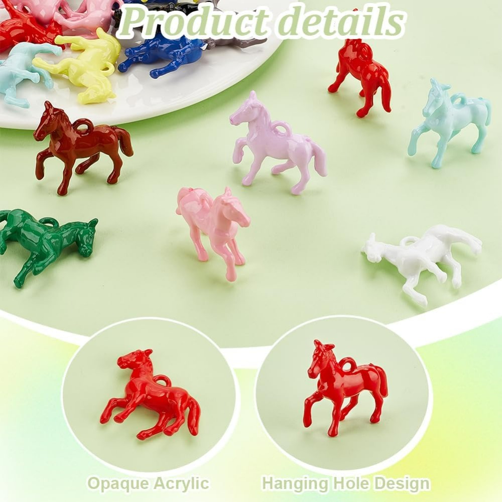 48pcs Opaque Acrylic Pendants  - Resin Crafts review and price