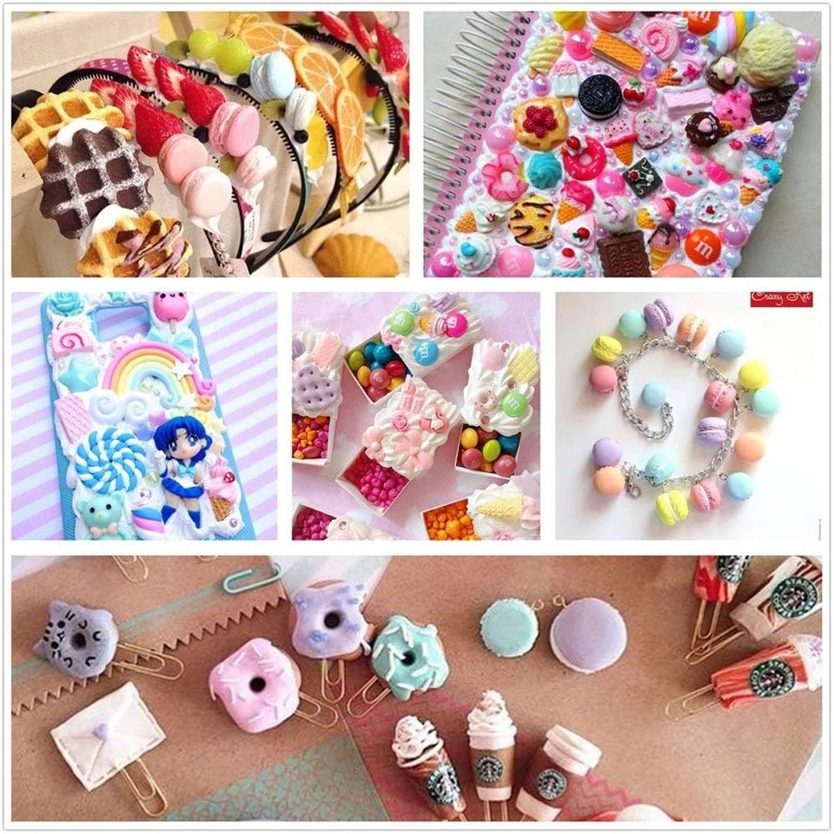 30pcs Random Candy Slime Charm - Resin Craft Material review and price