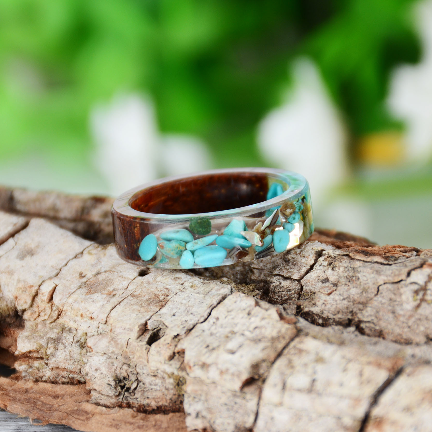 Creative Wooden Resin Ring for - Dried Flower Bulk review and price