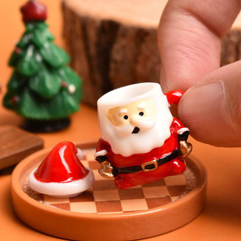 Mini Santa Teacup Ornament - R - Resin Crafts review and price
