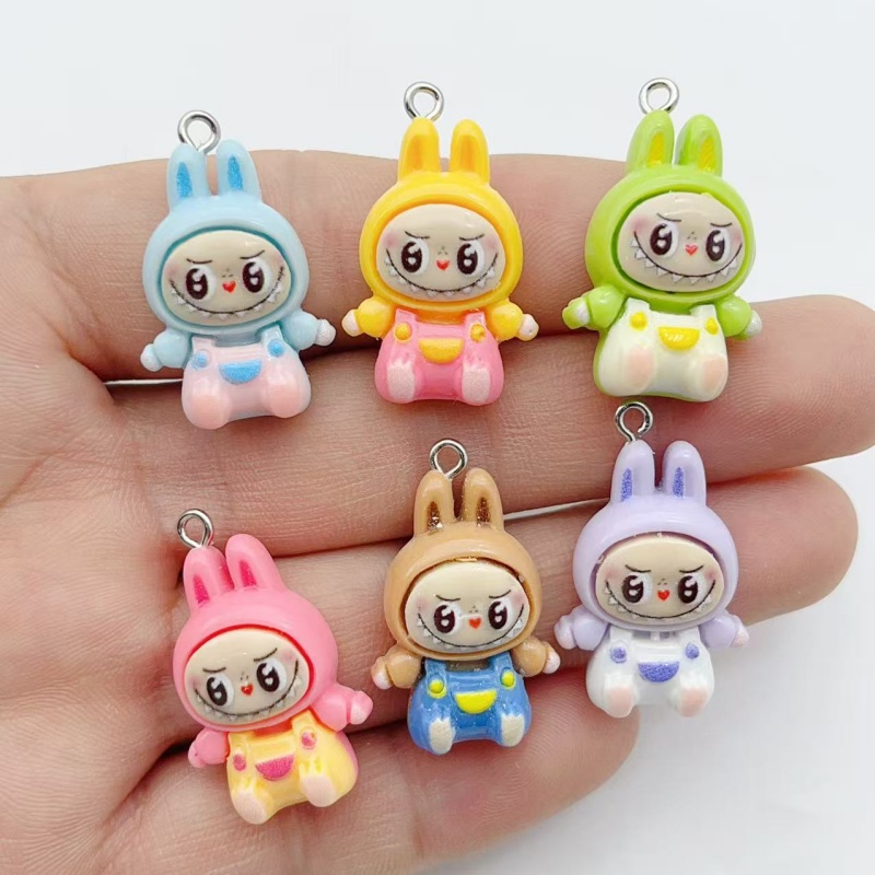10Pcs Kawaii Rabbit Strawberry - Resin Craft Projects review and price
