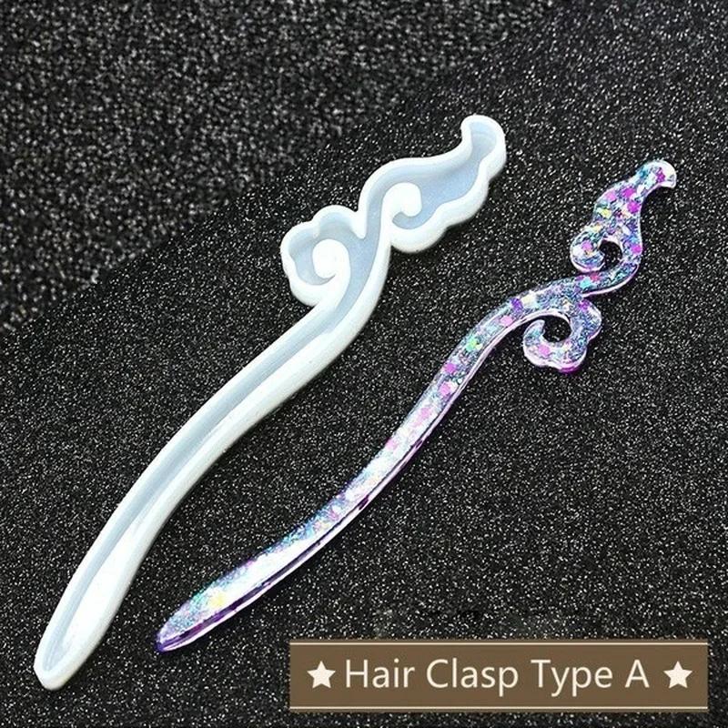 New Transparent Hairpin Silico - Resin Craft Material review and price