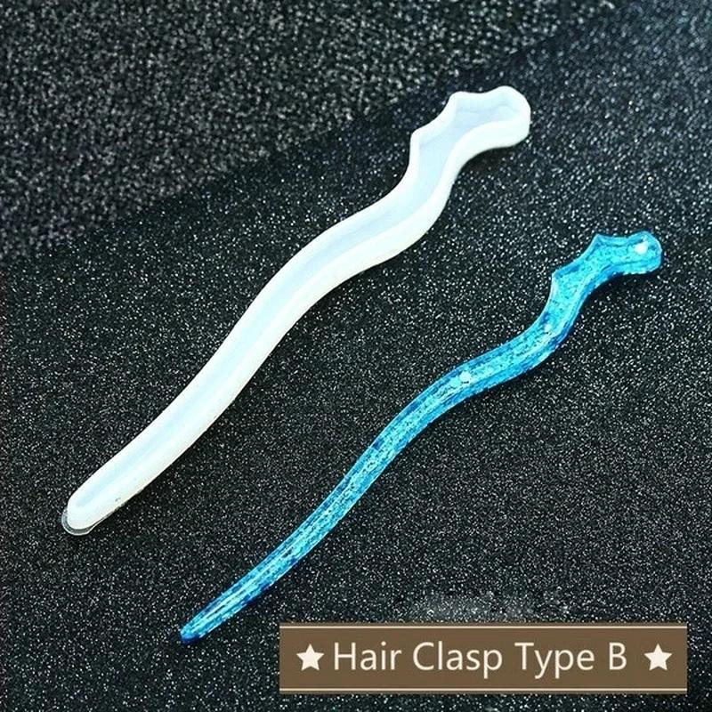 New Transparent Hairpin Silico - Resin Craft Material review and price