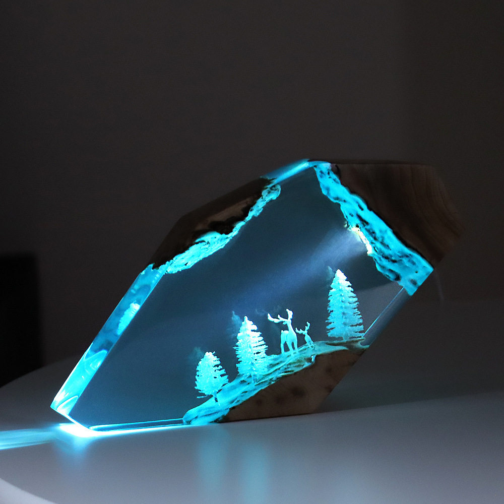 Forest Fairy Deer Desktop Art  - Resin Crafts review and price